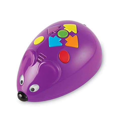 Learning Resources Code & Go Souris robot (31 pièces), jouet robot programmable, les enfants apprennent à programmer, Jouets STEM de codage, jouets de codage sans écran pour les enfants de 4+