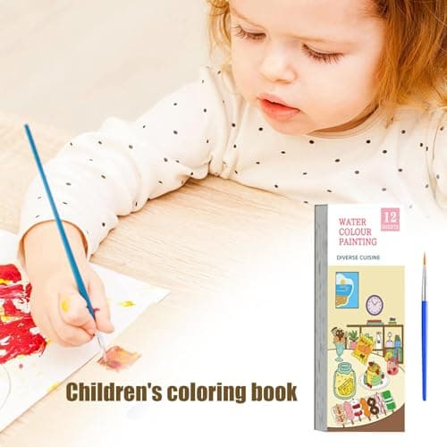 Kit de peinture aquarelle portable, livres de coloriage à l'eau pour | Livre de coloriage sur l’eau de voyage - Livre de coloriage à l'eau de voyage, peinture avec des livres de coloriage à l'eau pour