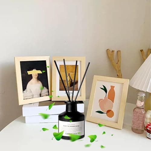Diffuseur de parfum 50 ml avec bâtonnets - Diffuseur de parfum avec bâtonnets - 50 ml - Petit diffuseur de parfum avec bâtons - Diffuseur de parfum d'intérieur avec bâtonnets - Diffuseur de parfum