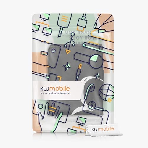 kwmobile Housse compatible avec Cosori Air Fryer 5.5L XXL housse - Housse de protection intégrale pour friteuse à chaud friteuse sans huile - blanc-noir