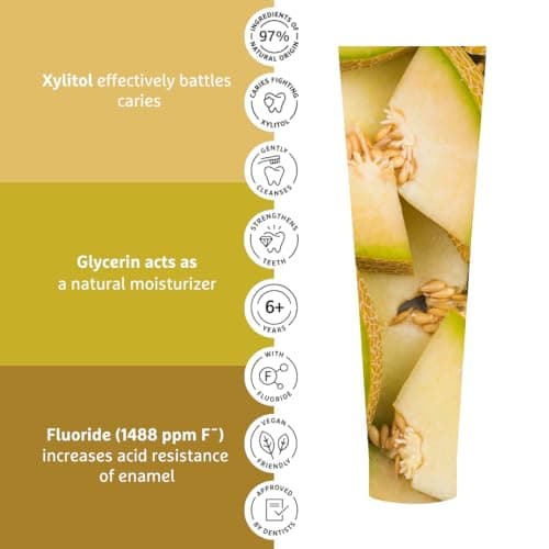 Ecodenta Dentifrice Enfants pour Combattre les Caries Dentifrice 75ml Au Fluor Xylitol