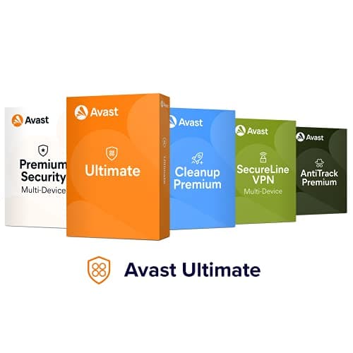 Avast Ultimate 2024 - Pack Antivirus avec Avast Premium Security, Avast SecureLine VPN et Avast Cleanup Premium | 10 appareil | 1 An | PC/Mac | Code d'activation - envoi par email