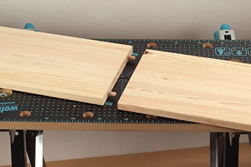 wolfcraft 4640000 - Guide de Perçage Bois - Gabarit pour assemblage bois - Tourillons Ø 6