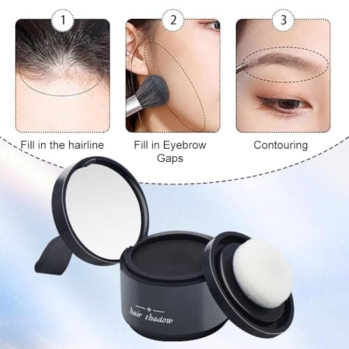 WAWJ® Hairline poudres de racines pour racine des cheveux, correcteur pour épaissir les cheveux, pour femmes et hommes, poudre de retouche racine, imperméable, pour masquer les racines