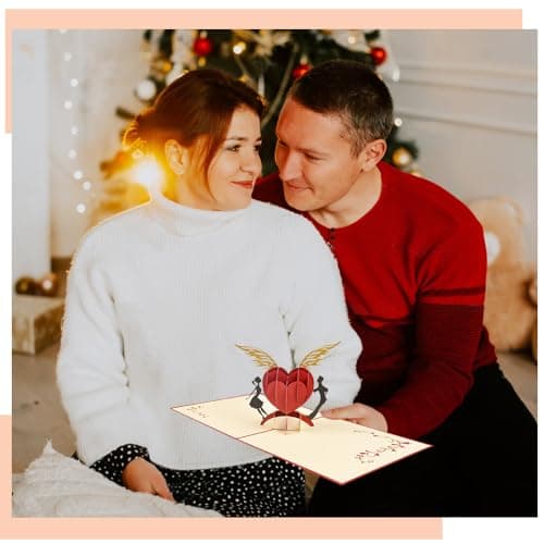 SLTAXAR Carte de Mariage Carte de Vœux Pop-up 3D Carte Mariage Félicitation Carte Anniversaire Marriage Carte de Félicitation Mariage Carte Mariage 3d Mariage Carte de Saint Valentin pour Mariage