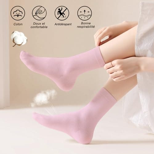 Sunia Cadeau Noel Femme, Chaussettes Humour Femme 39 42,Cadeau Femme Original Utile,Chaussettes Rigolotes Femme,Cadeau Maman Mamie Soeur Nounou,Cadeau Rigolo Anniversaire Saint Valentin Fete des Meres