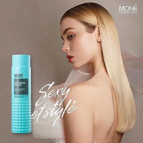 MONÉ Professional Après-Shampoing Cheveux Colorés, Kératine, 300 ml