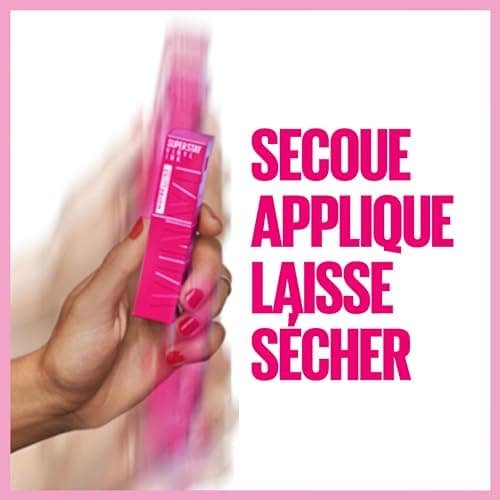 Maybelline New-York - Rouge à Lèvres Liquide - Effet Vinyl Brillant - Longue Tenue - SuperStay Vinyl Ink Pink - Teinte : Sultry (160)