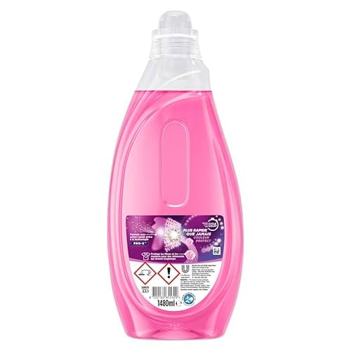 Skip Lessive liquide Mon Cycle Court Parfait Couleur Protect - 37 lavages - 1ère lessive conçue pour cycle court, efficace dès 15 minutes