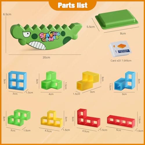 Lktvys 64 Pièces Montessori Jouet, Jeux de Société Adapté à Jeux de Société Adulte et Jeux pour Enfants, Cadeau Garçons et Fille 3-6 Ans, Jeux de Société pour Développer Patience et Concentration