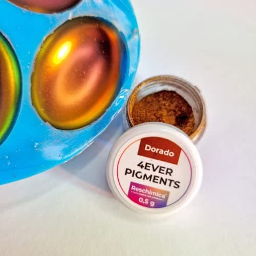 CHAMELEON SET - 5 pigments en poudre à effet irisé, effet brillant pour résines époxy, savon, slime, bougies et autres matériaux