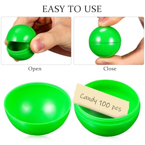 Operitacx Boules De Bingo Creuses De 25 Pièces Boules De Tombola De 4Cm sans Numéro Accessoires De Balles De Jeu Ouvrables en Plastique