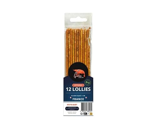 Lot de 12 Lollies Mixtes Baby Pollen, Artemia pour crevettes d'aquarium