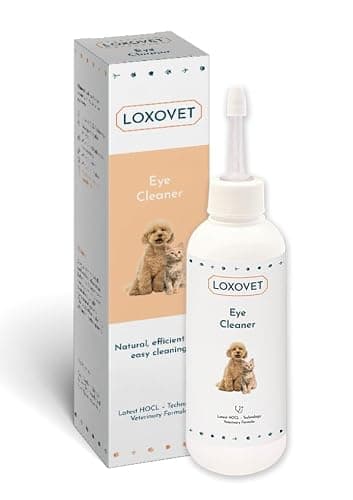 LOXOVET - Nettoyant pour Les Yeux, pour Le Nettoyage de la Zone Oculaire des Chiens et Chats, Élimine en Douceur Le Mucus et la Saleté, Prévient la Formation de Taches et Les Mauvaises Odeurs, 100ml