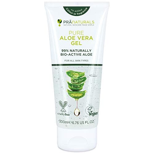 Gel à L’Aloe Vera PraNaturals 200ml Apaisant naturel et hydratant nourrissant (Paquet de 1)