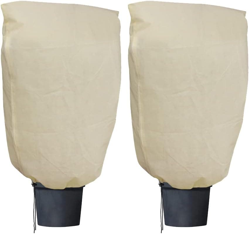 Tesmotor Housse D'hivernage Housse de Protection pour Plantes à Utiliser en Hiver 2Pack - (100 x 80 CM)