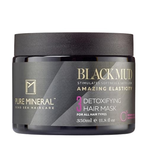 PURE MINERAL - Masque Capillaire à la Boue de la Mer Morte - 350ml | Le masque à la boue de la Mer Morte nourrit les longueurs et laisse les cheveux plus doux, souples et brillants.