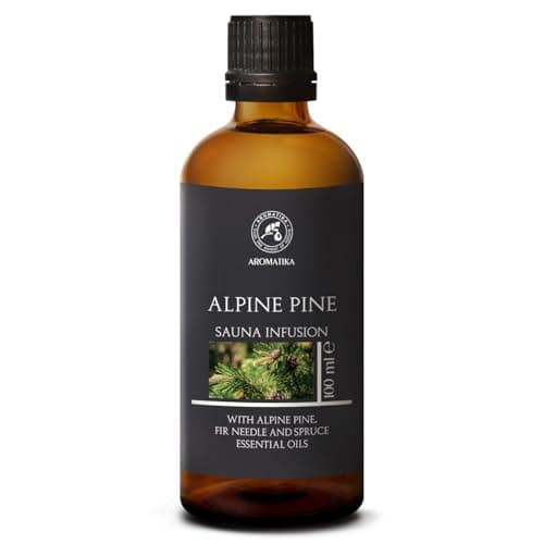 Infusion pour Sauna Pin Alpin 100ml - Huile Essentielle de Pin Alpin & Huile d'Aiguilles de Sapin & Huile d'épicéa - Arôme pour Sauna - Parfum de Conifère - Beauté - Relaxation - Aromathérapie
