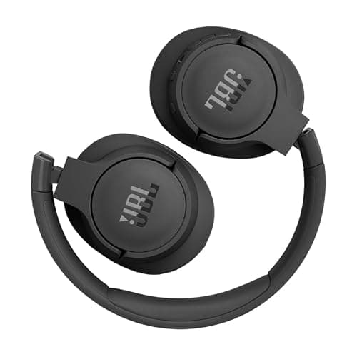 JBL Tune 770NC Casque supra-auriculaire sans fil, autonomie jusqu'à 70 h, Réduction de Bruit Adaptative, Smart Ambient, noir