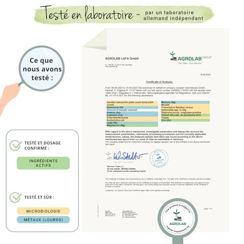 ZMA Vegavero® | Sans Additifs & VEGAN | Avec Zinc + Magnésium Naturel + Vitamine B6 | Qualité Supérieure : Avec AquaminTM Mg | Aspartate de Zinc | Musculation & Sommeil | 120 Gélules
