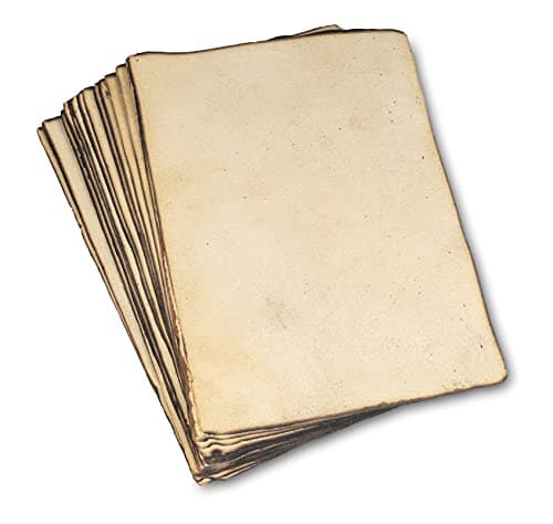 Papier Vierge Antique Fait À La Main Avec Bord Légèrement Brûlé, 21 X 30 cm – Format A4, Paquet De 50, Papier Aquarelle À Feuilles Mobiles Pour Écrivains, Presse À Froid, Épaisseur 150 GSM