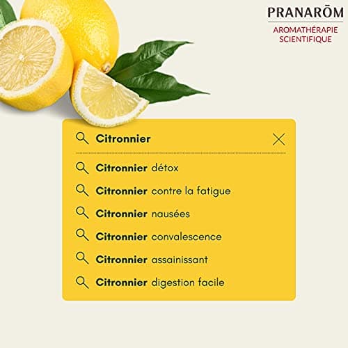 Pranarôm - Huile Essentielle Citronnier BIO - Digestion - 100% Pure Et Intégrale - HECT - 30 ml