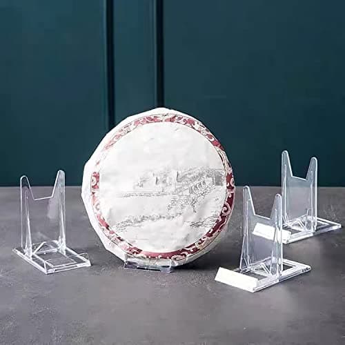 XSEXO 12 PCS Support de Présentation Réglable Transparent Supports de Plaque Affichage en Plastique Chevalets Transparents Présentoir de Livre pour Menu, publicité, Assiette, Photo
