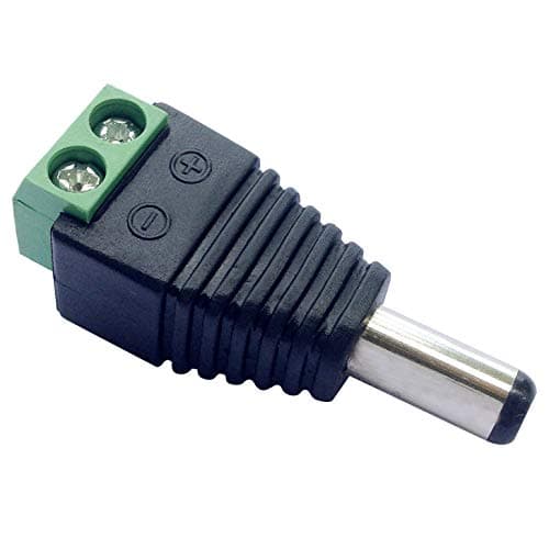 10x borniers dominos Male DC 12V standard Fiche 5.5mm x 2.1mm 2 Entrées Alimentation Connecteur - Adaptout Marque Française