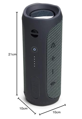 JBL Flip Essential 2 Enceinte Bluetooth portable avec batterie rechargeable, Étanchéité IPX7, Autonomie de 10h, Noir