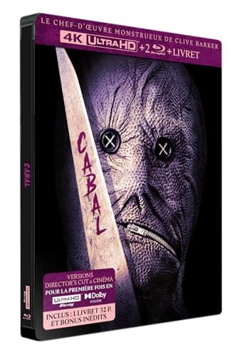 Cabal (Nightbreed) [4K Ultra HD + 2 Livret-Version Director's Cut et cinéma-SteelBook limité]