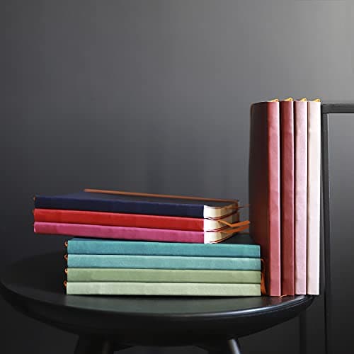 RHODIA 117442C - Carnet Souple Paon - A5 14,8 x 21 cm - Pointillés Dot - 160 pages - Papier Clairefontaine Ivoire 90 g/m2 - Marque-Page, Fermeture Élastique - Simili Cuir - Collection Rhodiarama
