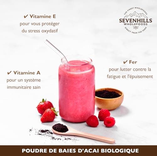 Sevenhills Wholefoods Poudre De Baie D'Açaï Bio 100g