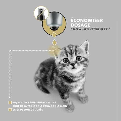 Peticare Chat Traitement Anti-Acariens des Oreilles - Nettoyant Auriculaire, Gouttes Efficaces Contre Parasites, Soulage Inflammation, Solution Démangeaisons de l'oreille - petCat Health 3011