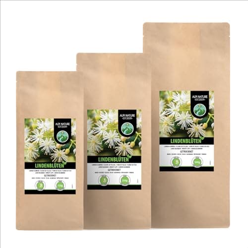 Thé aux fleurs de tilleul (125g), thé aux fleurs de tilleul séchées, 100% naturel, sans additifs