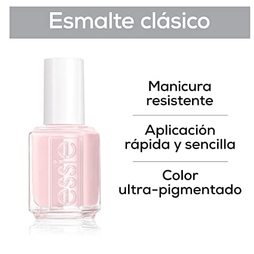 Essie - Vernis à Ongles Longue Tenue et Haute Brillance - Couleur Intense - Teinte : Pearly White NU (04) - Contenance : 13.5 ml