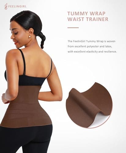 Power Ceinture pour Le Sport Waist Trainer Ceinture Amincissante Femme Serres Taille Ventre Plat de Sudation Minceur Corset Sculptant Réglable Brun