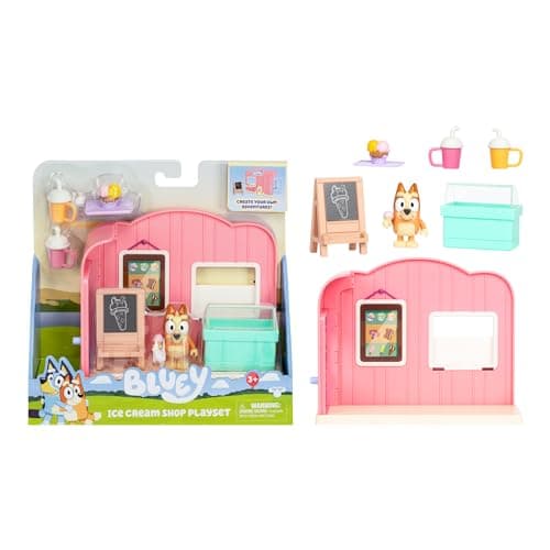 BlueY Mini Sets de Jeu Set de Jeu Le Magasin de Glaces Inclus : Figurine Bingo articulée et Accessoires