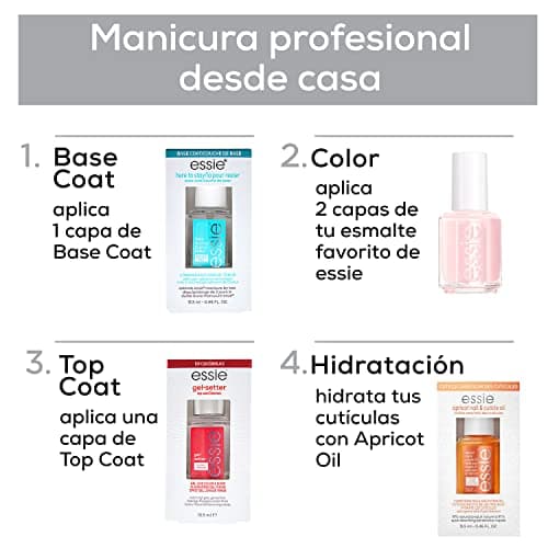Essie - Vernis à Ongles Longue Tenue et Haute Brillance - Couleur Intense - Teinte : Pearly White NU (04) - Contenance : 13.5 ml