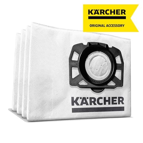 Sachet Filtre Ouate Nouvelle Gamme KWD1, KWD2, KWD3,WD2 Plus, WD3 (paquet De 4), Blanc