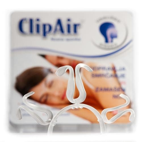 ClipAir - Dilatateur Nasal - Discret, Confortable et Réutilisable - Anti-Ronflement et Assèchement - Efficacité Prouvée, Fabriqué en Suisse - Taille S
