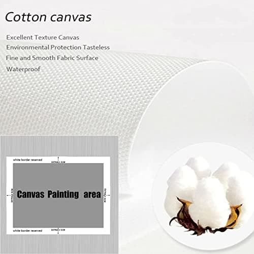 IUNTWEIE Images islamiques sur toile pour salon, décoration de chambre à coucher, poster, beige, herbe de la pampa noir et blanc, art mural pour la maison, sans cadre photo (vert, 3x30x40cm)