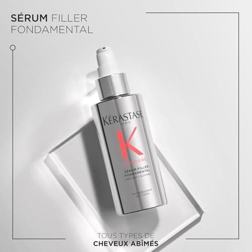 KÉRASTASE Première - Sérum Filler Fondamental - Soin Anti-Frisottis & Thermo-Protecteur - Répare En Profondeur - Formule Innovante À La Glycine & Peptide - Sans Parabène - Cheveux Abîmés - 90 ml