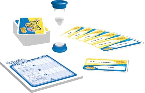 Asmodee - TIME'S UP! : Party - Version Jaune - En Français - Jeu de Société d'Ambiance - Jeu de Cartes Familial et Pour Enfants dès 12 ans - Jeu de Rapidité - 4 à 12 Joueurs - 40 Minutes