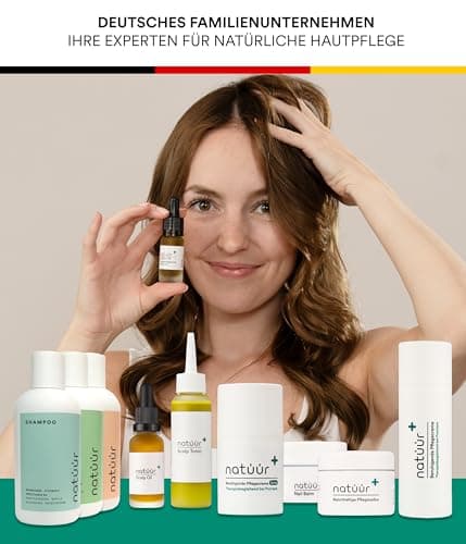 Natüür Scalp Oil – 10 ml Soin intensif pour cuir chevelu sec avec ingrédients naturels, sans parfum, silicone ni colorants – Avec extrait de neem