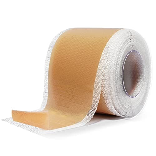 Feuilles de cicatrices en silicone - Rouleau de ruban adhésif en silicone de qualité médicale (4,1 x 300,5 cm) - Réutilisables - Feuilles d'élimination des cicatrices professionnelles pour césarienne
