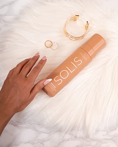 COCOSOLIS SOLIS Medium autobronzant foncée visage et corps, mousse pour un bronzage riche, naturel et longue durée, au DHA végétal (200 ml)