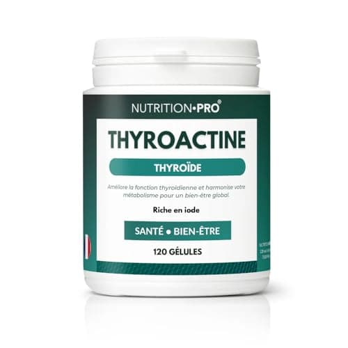 Thyroactine - | Bien-être thyroïdien | Soutien naturel de la fonction thyroïdienne | Énergie, métabolisme & équilibre hormonal | Nutrition•pro