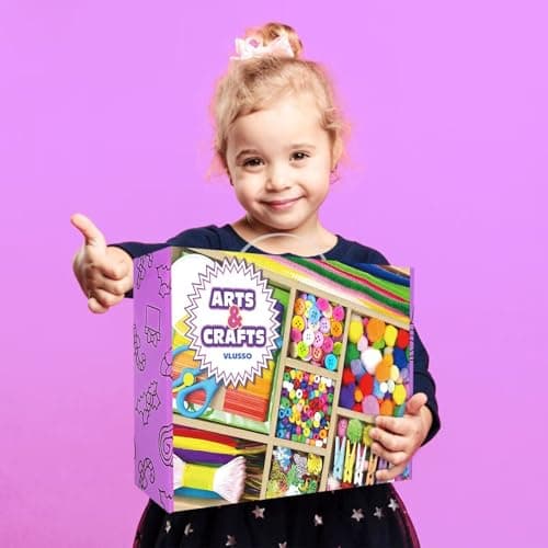 3000Pcs Activites Manuelles pour Enfants Activite Enfant Kit Bricolage Enfant Activité Manuelle Enfant pour 4-12 Ans, Fournitures Éducatives Loisirs Créatifs pour Enfants Pipe Cleaners Pompons Plumes