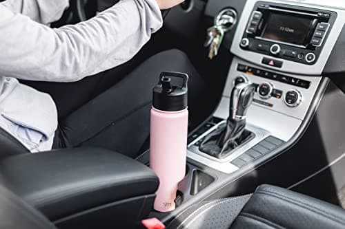Simple Modern Botella de Agua con Pajita | Bouteille Thermos Isolée en Acier Inoxydable pour Sports et Gymnase | Summit Collection | 650ml | Forest