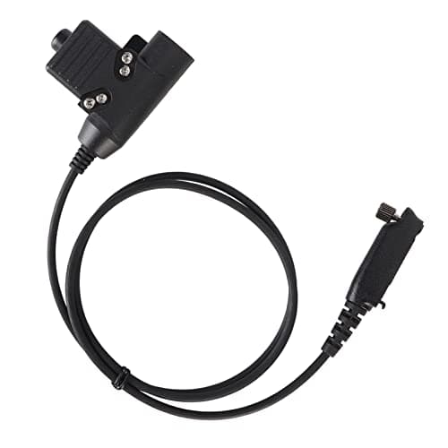 Adaptateur U94 PTT Push to Talk, Câble de Connecteur de Casque pour Talkie-walkie pour Radio Sepura Stp8000 Stp8030 Stp8035 Stp8038